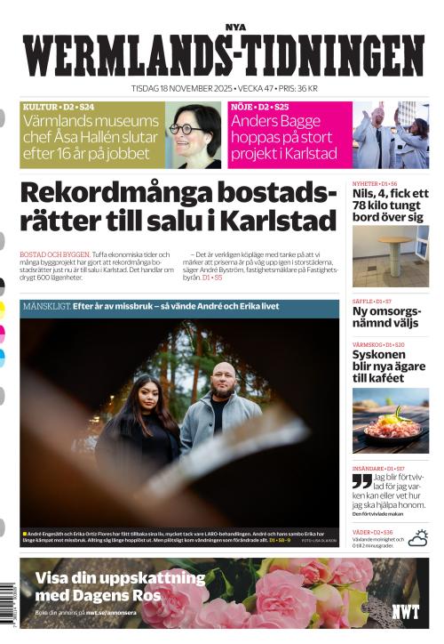 Nya Wermlands-Tidningen 18.11.2025