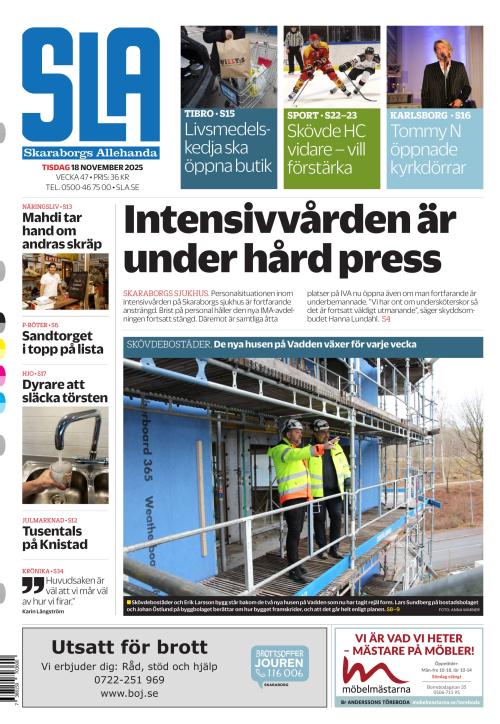 Skaraborgs Allehanda 18.11.2025