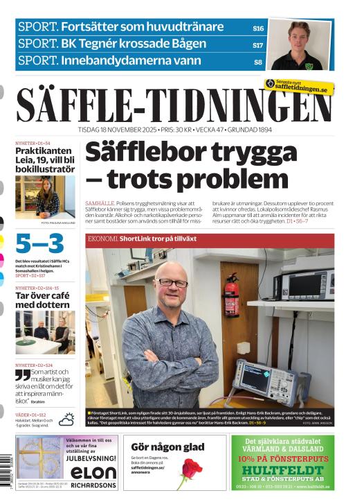 Säffle-Tidningen 18.11.2025