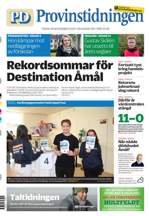 Provinstidningen Dalsland 18.11.2025