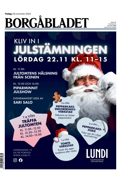 Borgåbladet (Östnyland) 18.11.2025
