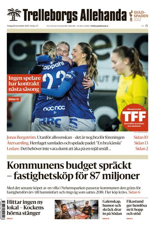Trelleborgs Allehanda 18.11.2025