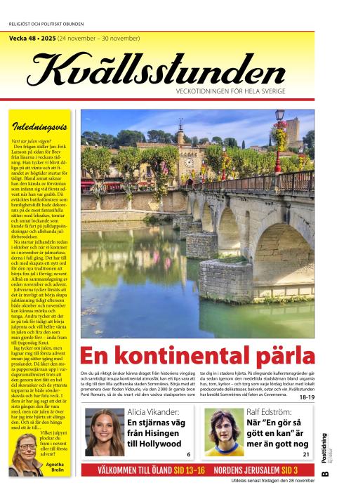 Kvällsstunden 48/2025