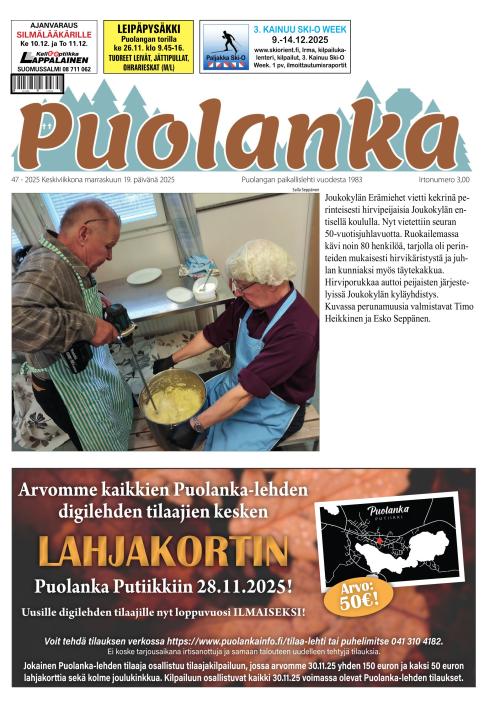 Puolanka-lehti 19.11.2025