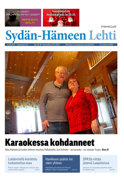 Sydän-Hämeen Lehti 19.11.2025