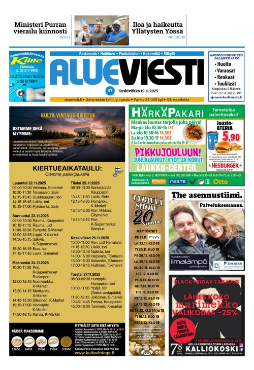Alueviesti 19.11.2025