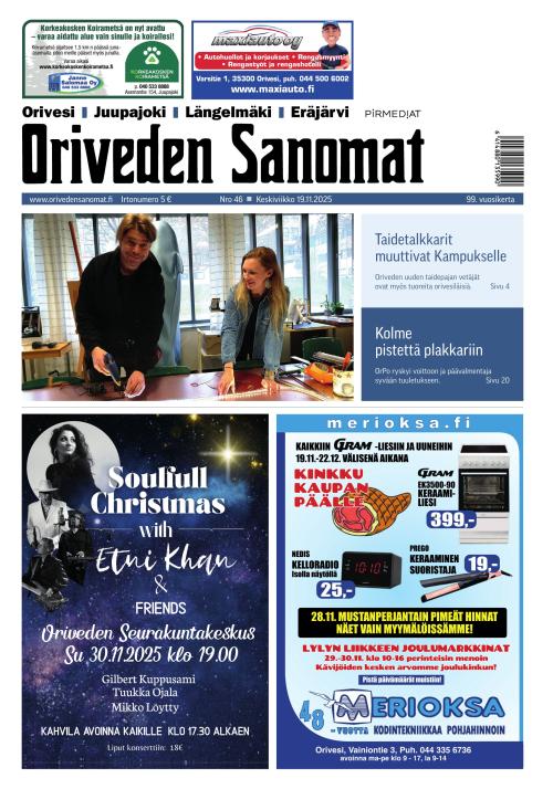 Oriveden Sanomat 19.11.2025