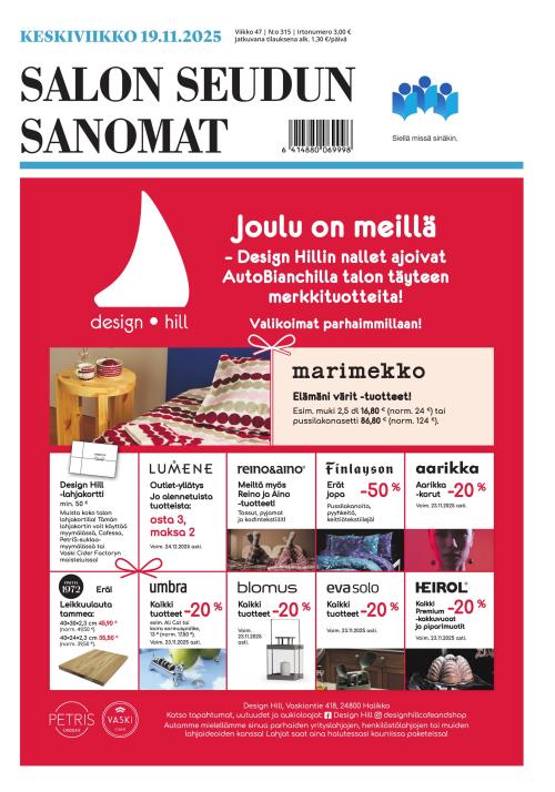 Salon Seudun Sanomat 19.11.2025