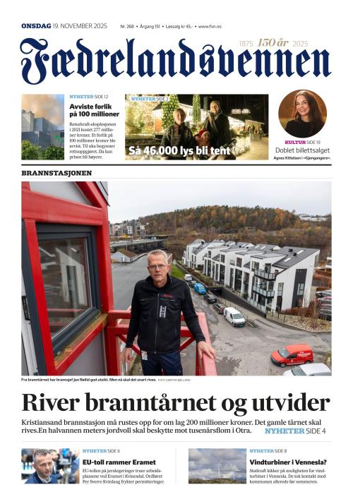 Fædrelandsvennen (NO) 19.11.2025