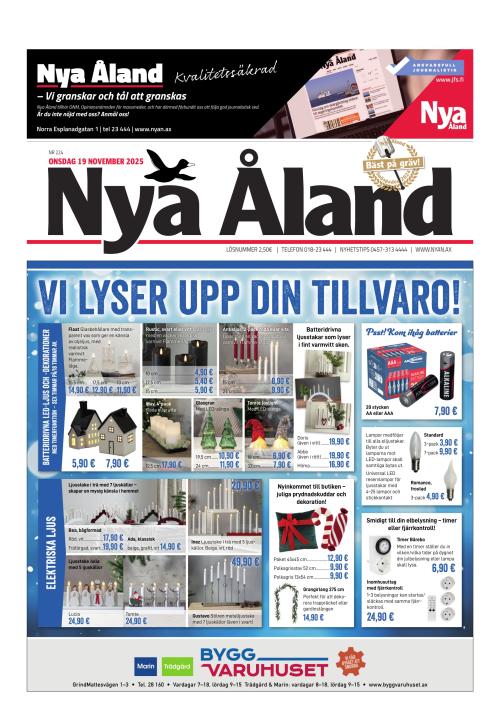 Nya Åland 19.11.2025