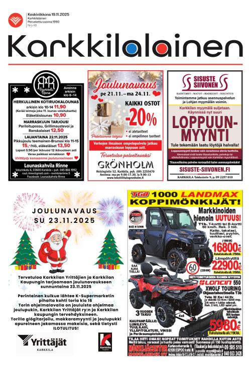 Karkkilalainen 19.11.2025