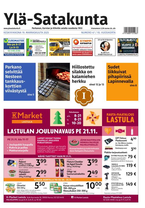 Ylä-Satakunta 19.11.2025