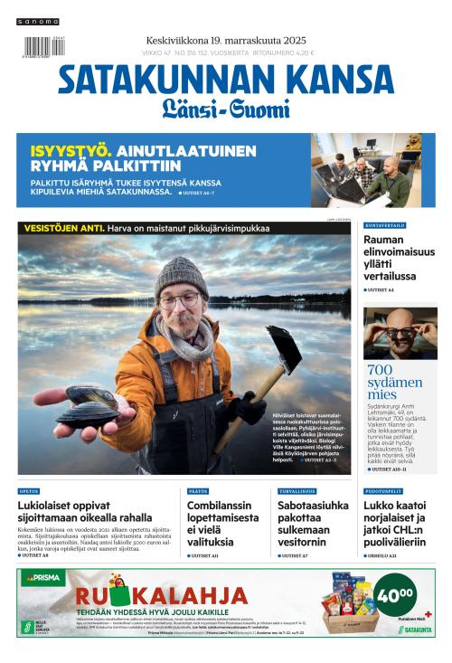 Satakunnan Kansa Länsi-Suomi 19.11.2025