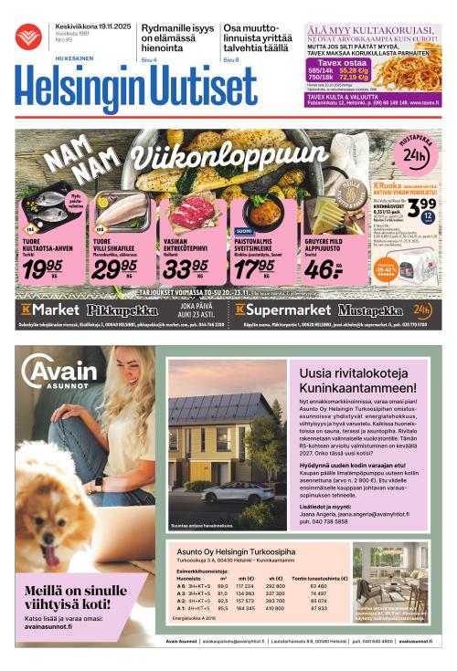 Helsingin Uutiset (Keskinen) 19.11.2025