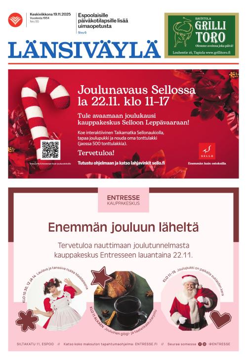 Länsiväylä 19.11.2025