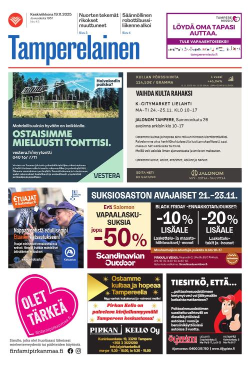 Tamperelainen 19.11.2025
