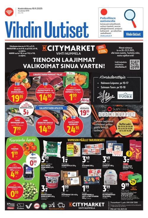 Vihdin uutiset 19.11.2025