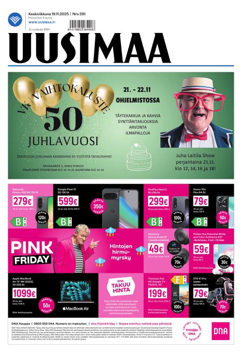 Uusimaa 19.11.2025