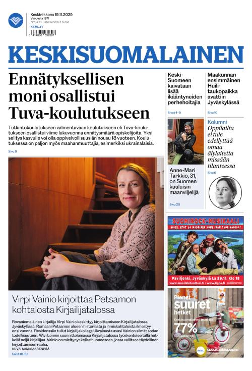 Keskisuomalainen 19.11.2025