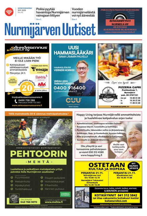 Nurmijärven Uutiset 19.11.2025
