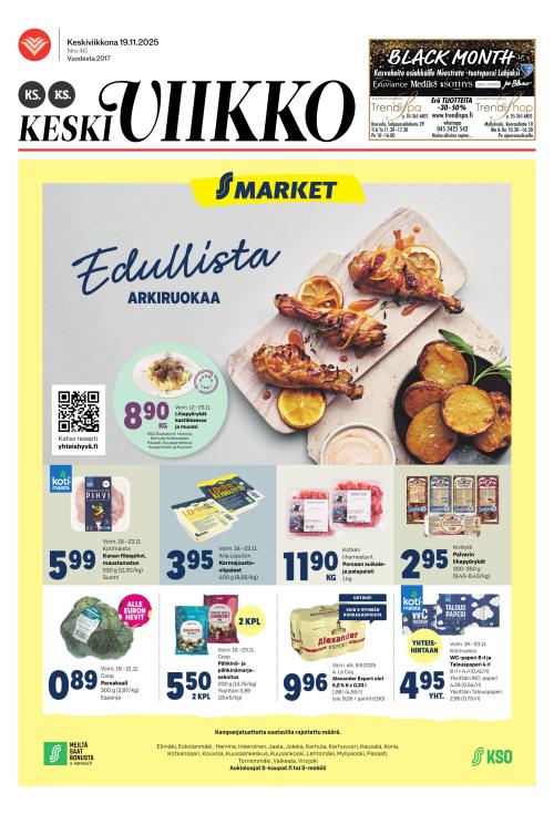 KS Keskiviikko (Kouvolan Sanomat ja Kymen Sanomat -liitteet) 19.11.2025