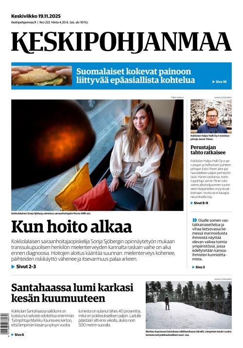 Keskipohjanmaa 19.11.2025