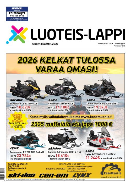 Luoteis-Lappi 19.11.2025