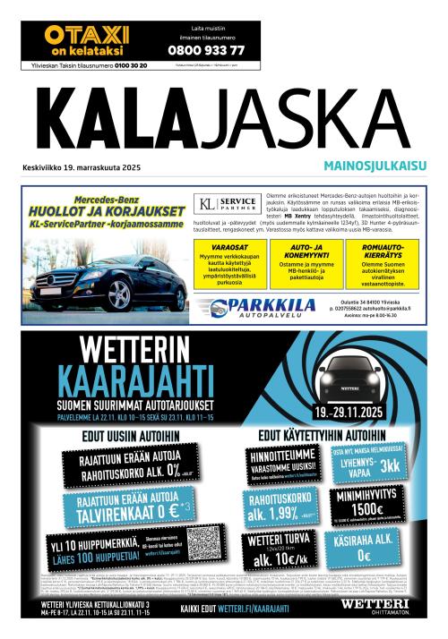 Kalajokilaakso ja Kalajaska 19.11.2025