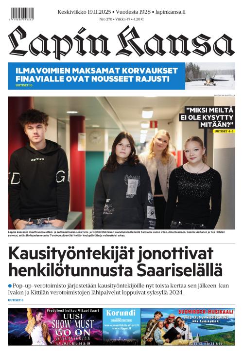Lapin Kansa 19.11.2025