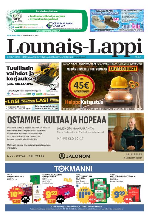 Lounais-Lappi 19.11.2025