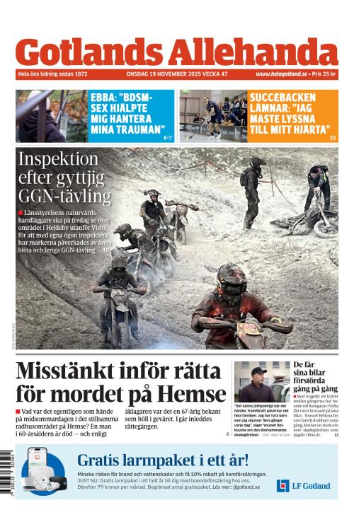 Gotlands Allehanda 19.11.2025
