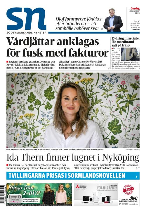 Södermanlands Nyheter 19.11.2025