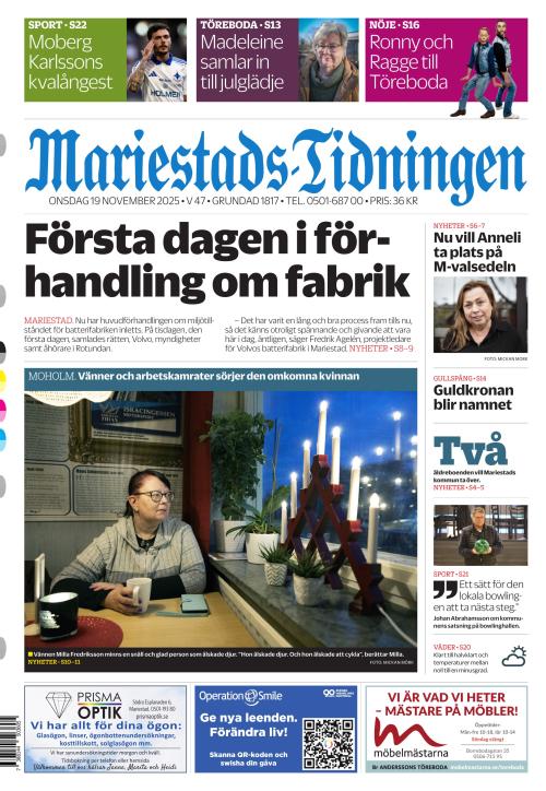 Mariestads-Tidningen 19.11.2025
