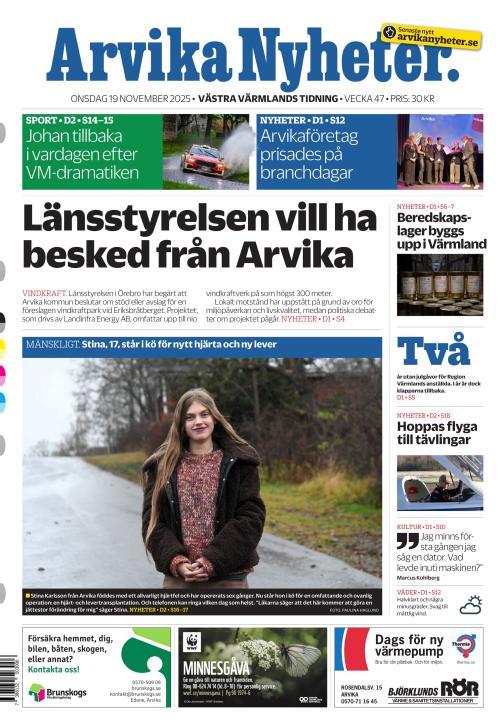 Arvika Nyheter 19.11.2025