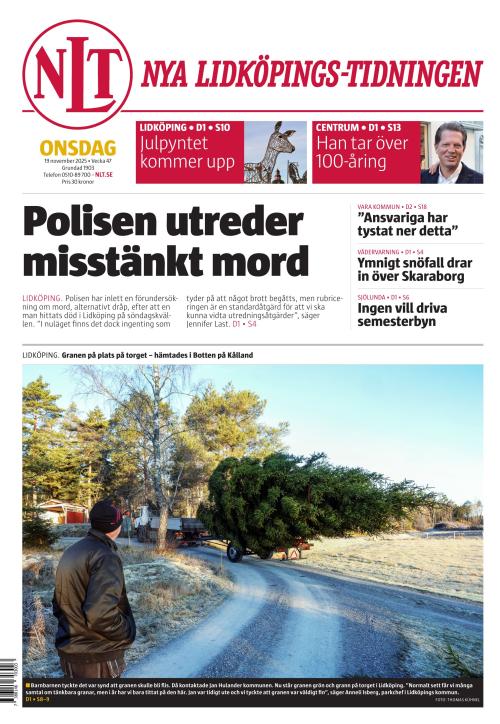 Nya Lidköpings-Tidningen 19.11.2025