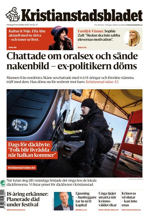 Kristianstadsbladet 19.11.2025