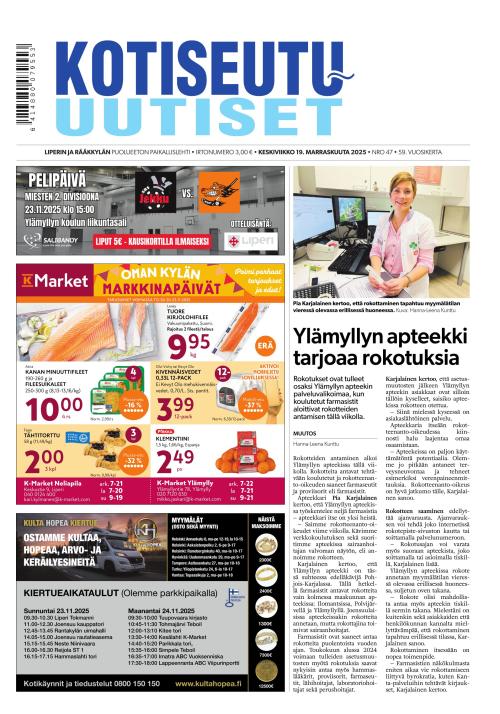 Kotiseutu-uutiset 19.11.2025