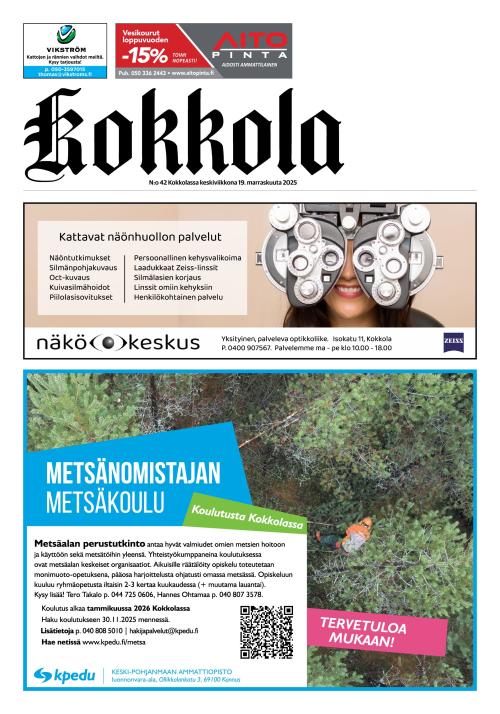 Kokkola-lehti 19.11.2025