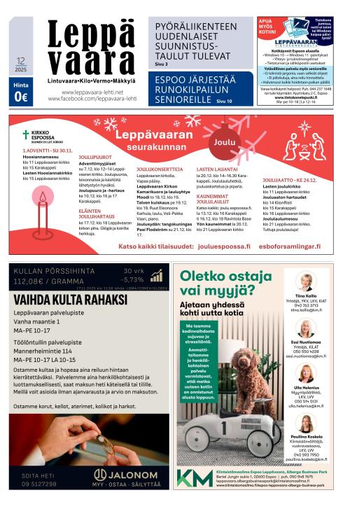 Leppävaara-lehti 20.11.2025