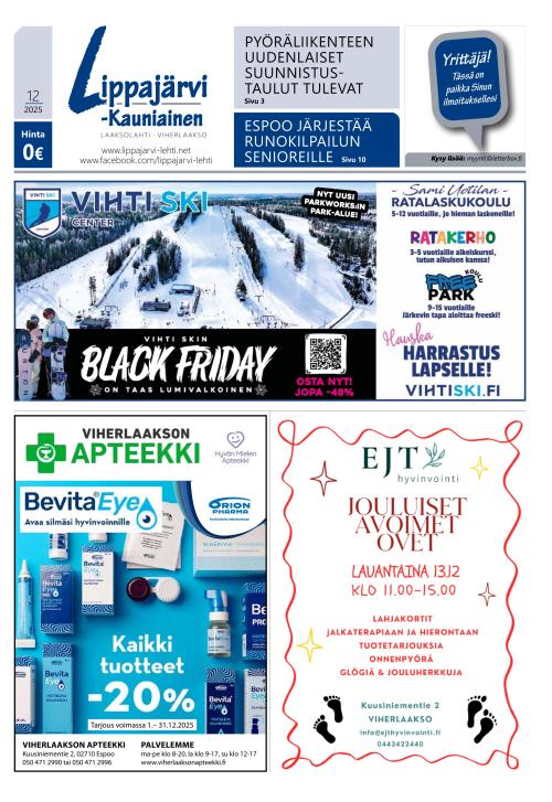Lippajärvi-Kauniainen-lehti 20.11.2025