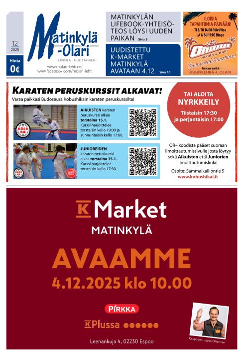 Matinkylä-Olari-lehti 20.11.2025