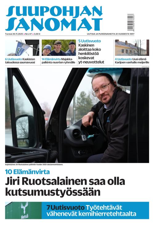 Suupohjan Sanomat 20.11.2025