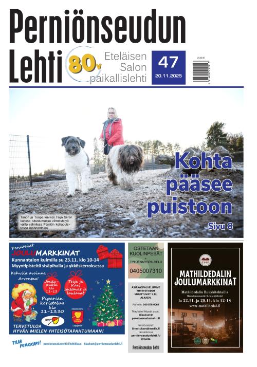 Perniönseudun Lehti 20.11.2025