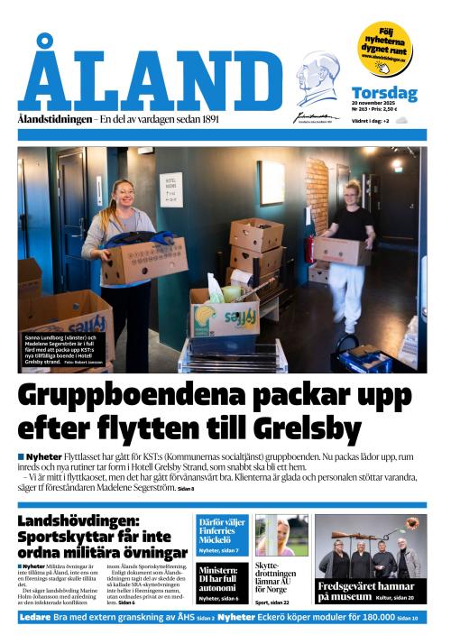 Ålandstidningen 20.11.2025