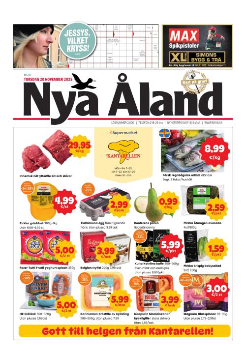 Nya Åland 20.11.2025