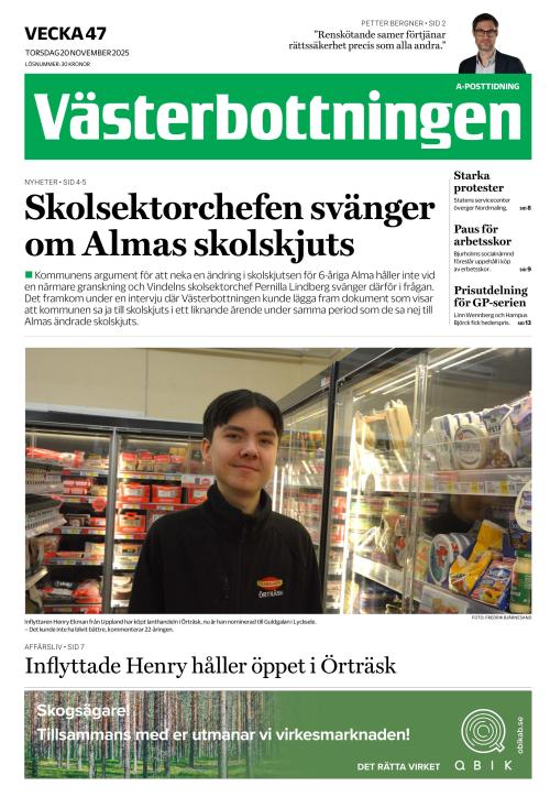 Västerbottningen  (SE) 20.11.2025