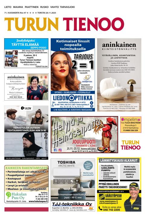 Turun Tienoo 20.11.2025