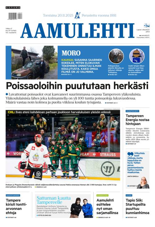 Aamulehti 20.11.2025