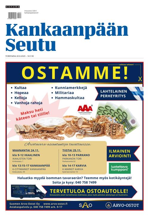 Kankaanpään Seutu 20.11.2025