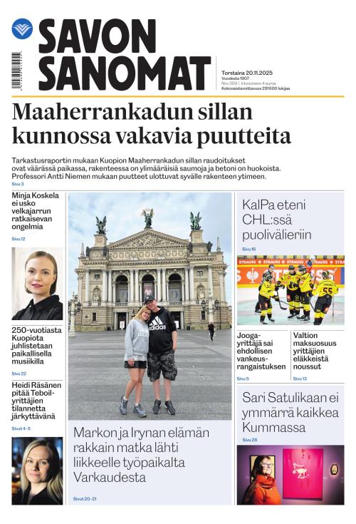 Savon Sanomat 20.11.2025